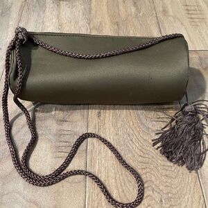 Vintage Satiny Shoulder Roll Bag